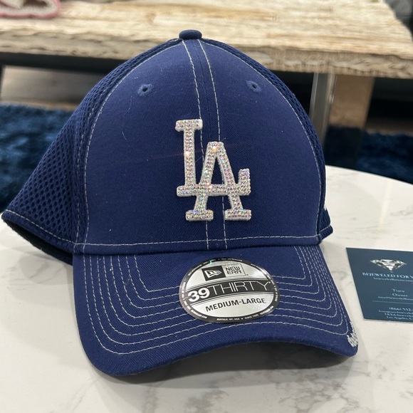 Sparkle like a star Custom Dodger Hat with Iridescent Crystals for women. - Picture 1 of 2